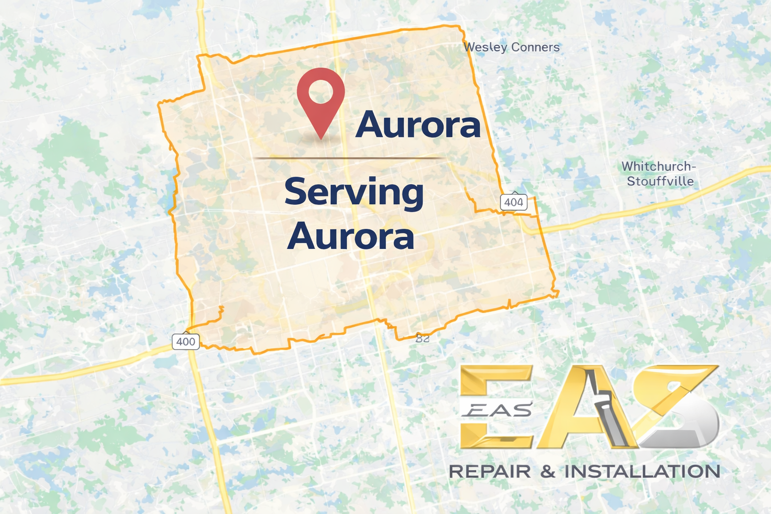 Aurora Appliance Repair Service Area